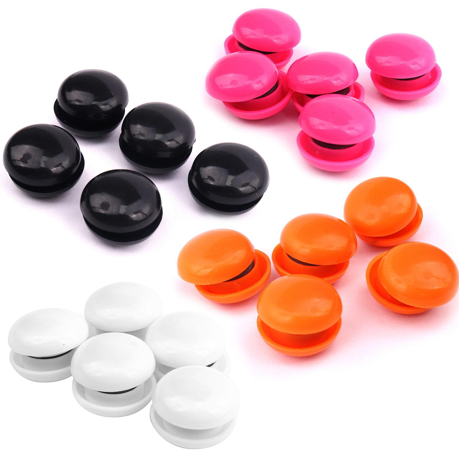 Magnetic Whiteboard Calendar - 10Pcs Colorful Fridge Magnets Dia 20MM