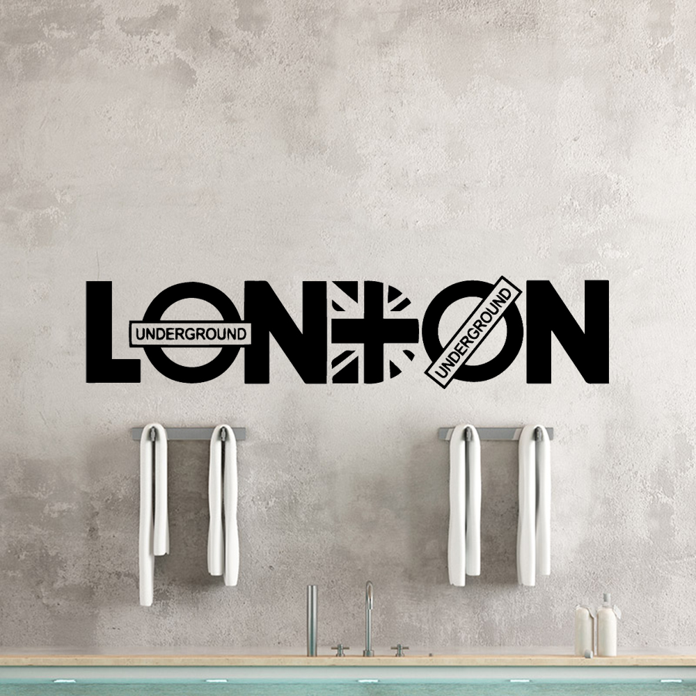 Office Furniture London - 3D London Sticker Flag Frase Vinyl