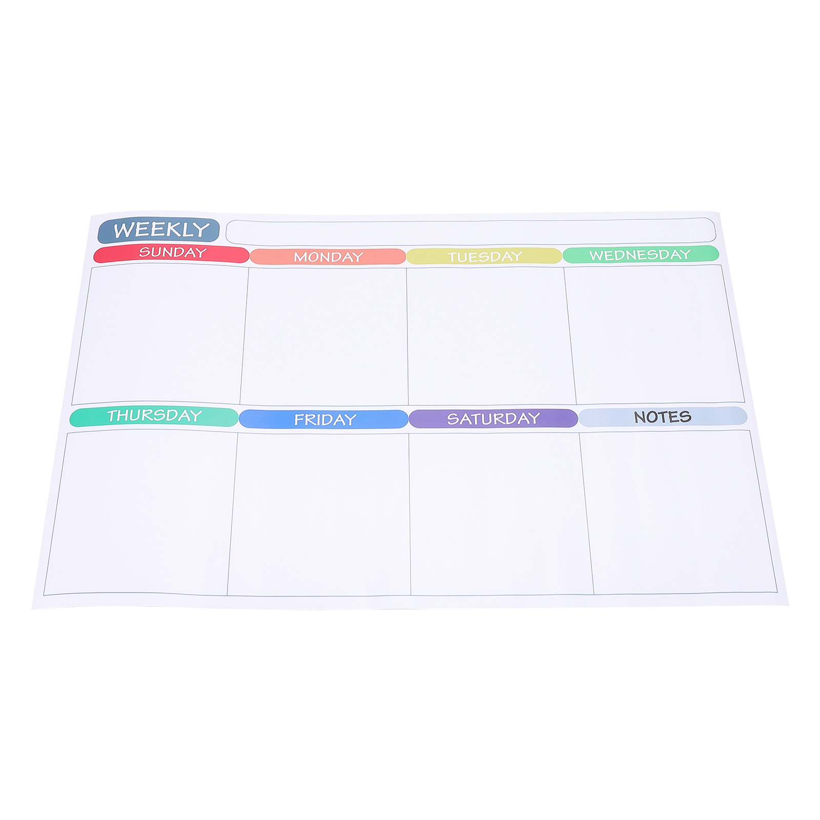 Magnetic Whiteboard Calendar - Fridge Calendar Magnetic Dry Erase Weekly