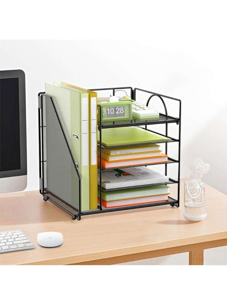 Desktop Filing Tray - Desk Document Organiser 5-Tiered Metal File