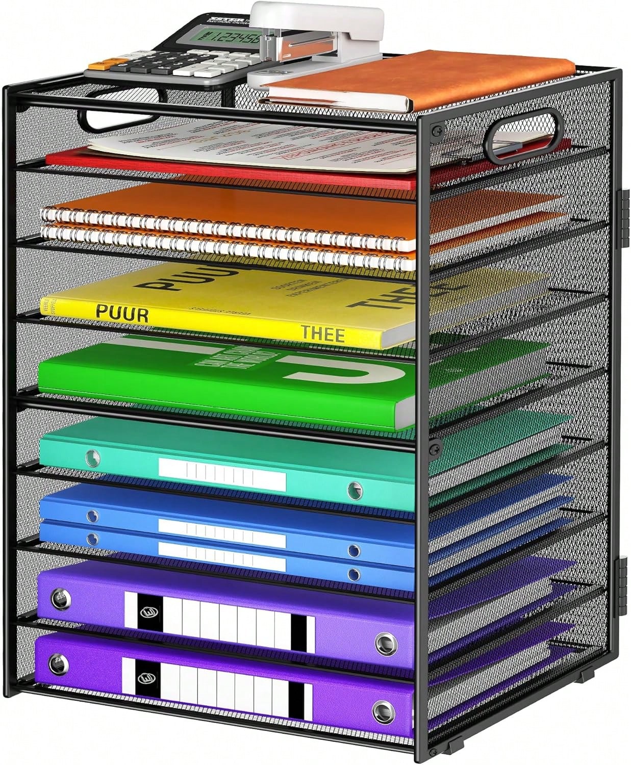 9 Tier Paper Organizer With Ha - Desktop Filing Tray 리뷰 및 가격
