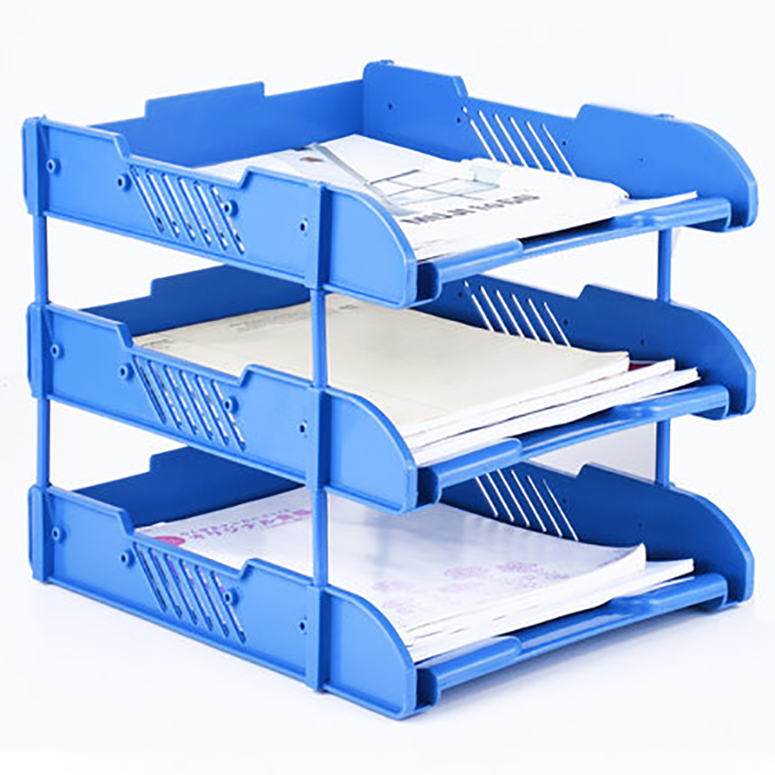 3-layer Office File Box Deskto - Desktop Filing Tray 리뷰 및 가격