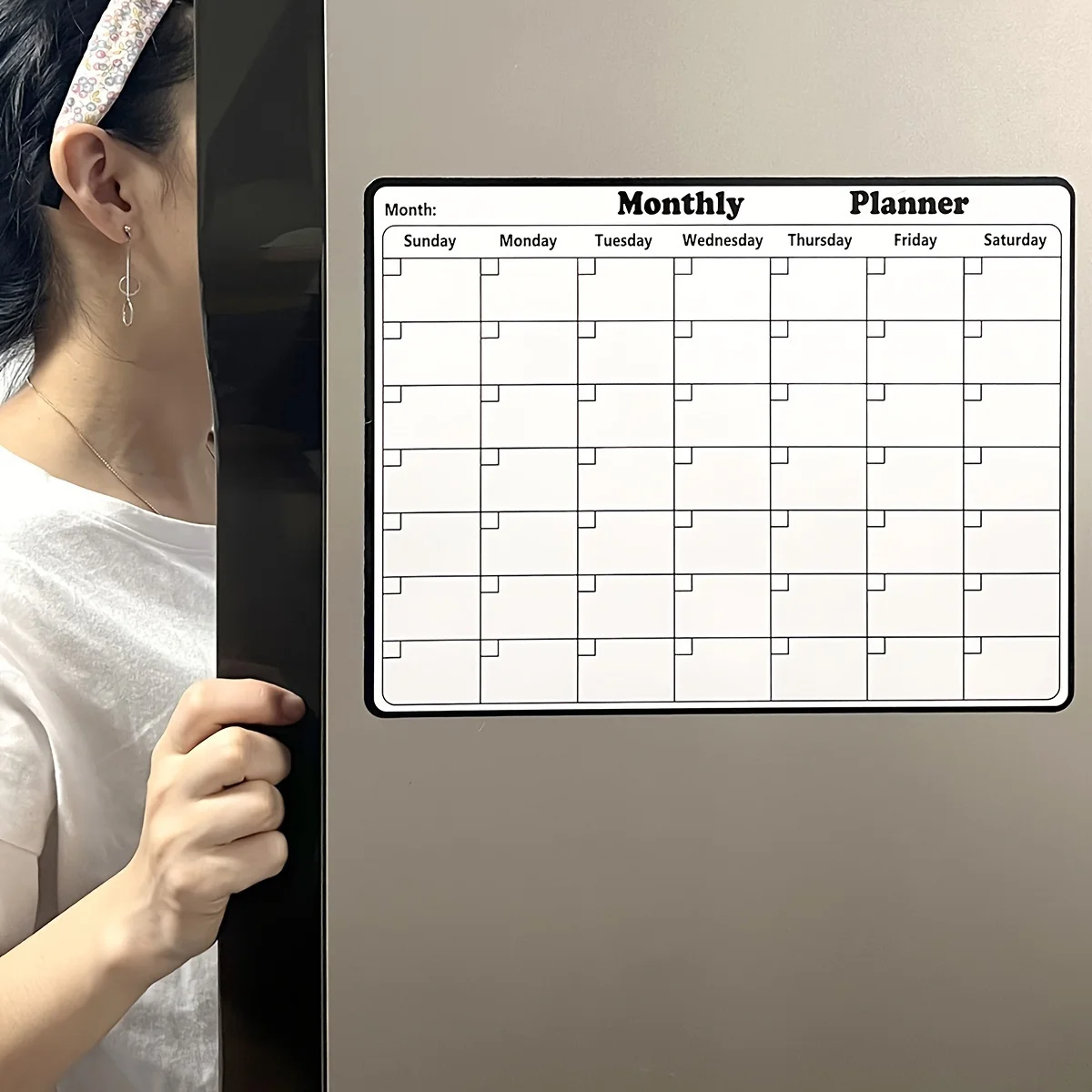 1pc Magnetic Refrigerator Dry  - Magnetic Whiteboard Calendar 리뷰 및 가격