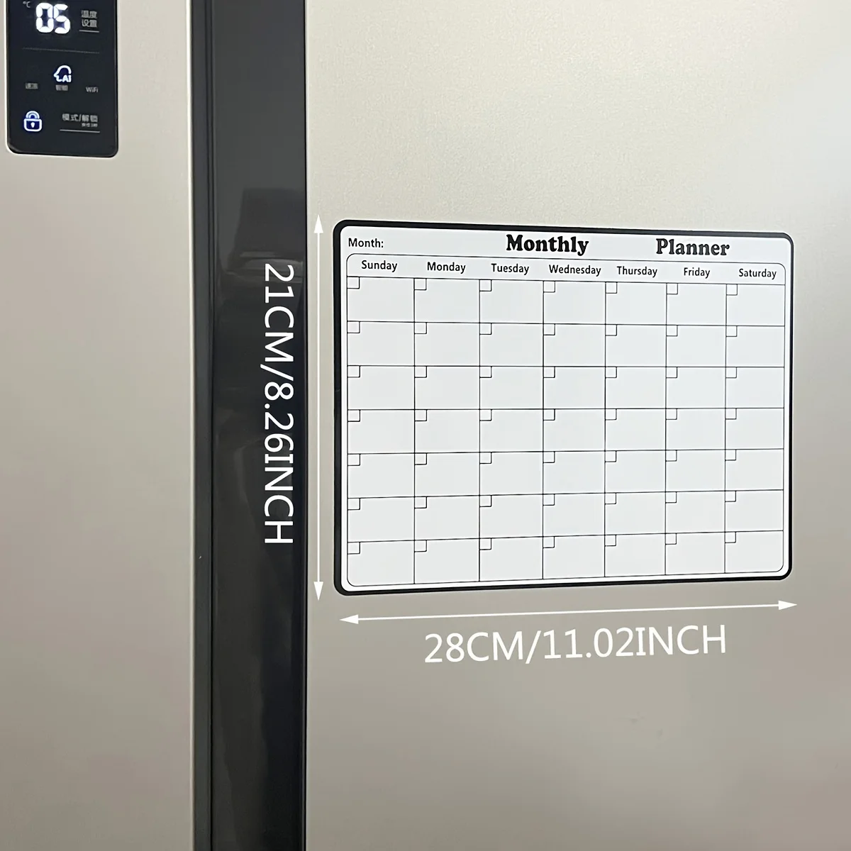 1pc Magnetic Refrigerator Dry  - Magnetic Whiteboard Calendar 리뷰 및 가격