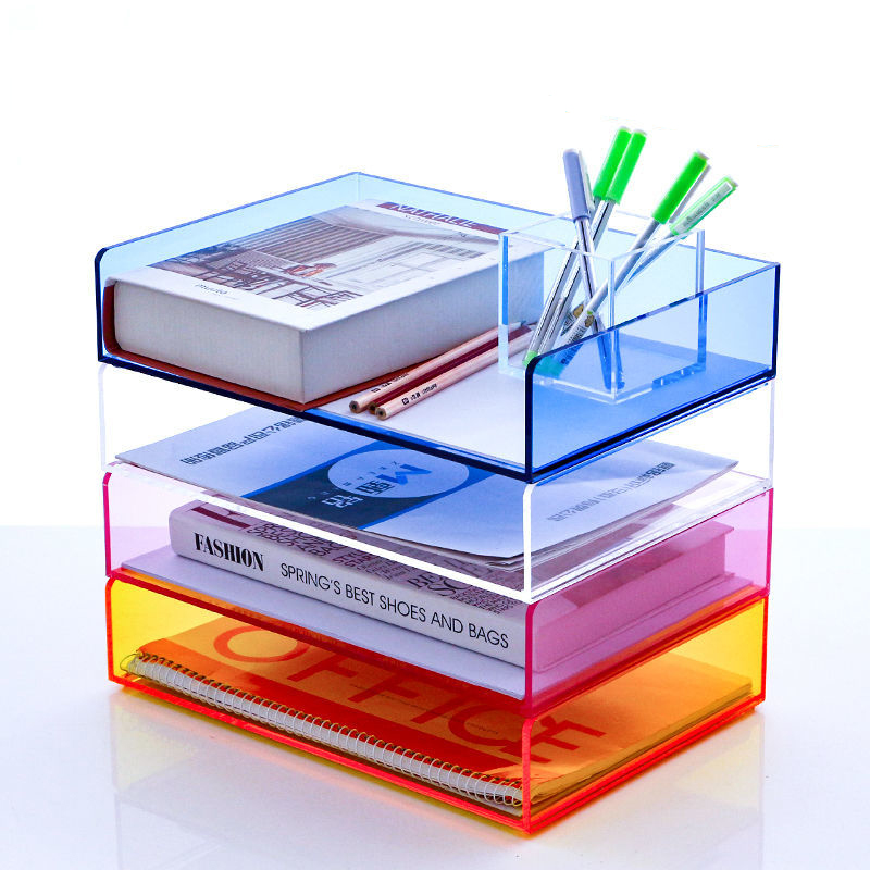 Acrylic File Paper Organizer L - Desktop Filing Tray 리뷰 및 가격