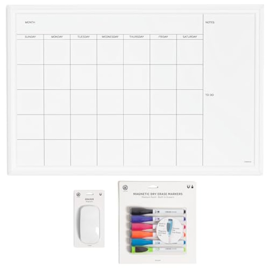 Bundle of Magnetic Dry Erase C - Magnetic Whiteboard Calendar 리뷰 및 가격