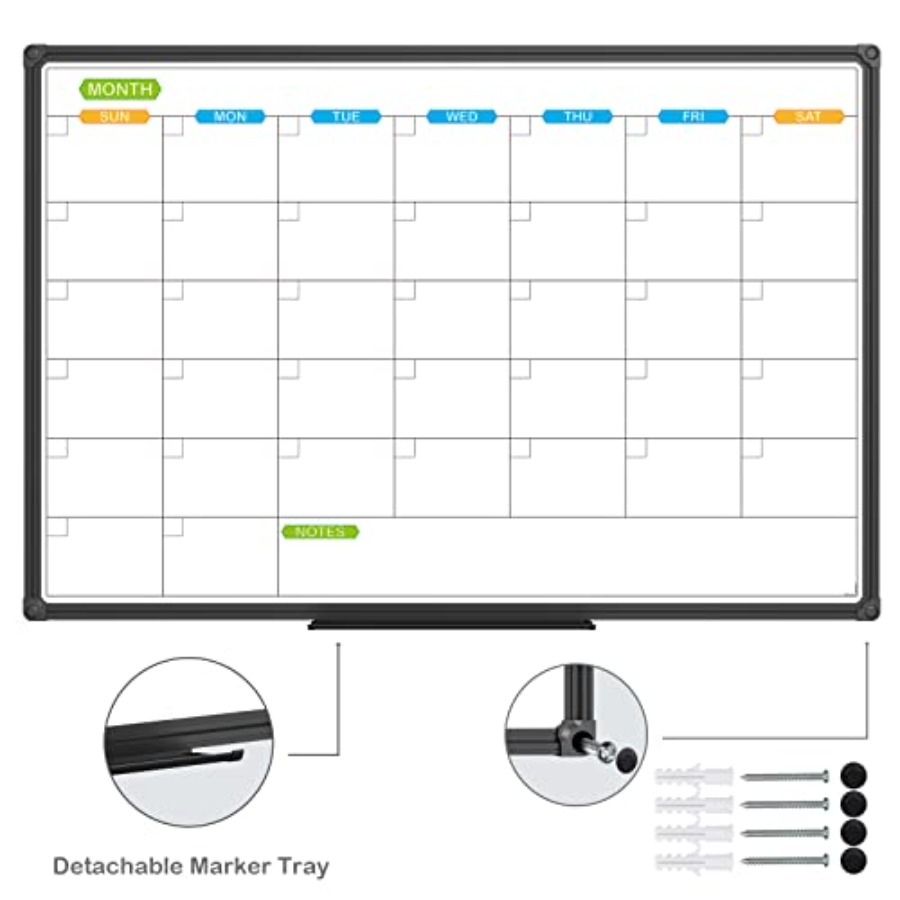 Dry Erase Calendar Whiteboard  - Magnetic Whiteboard Calendar 리뷰 및 가격