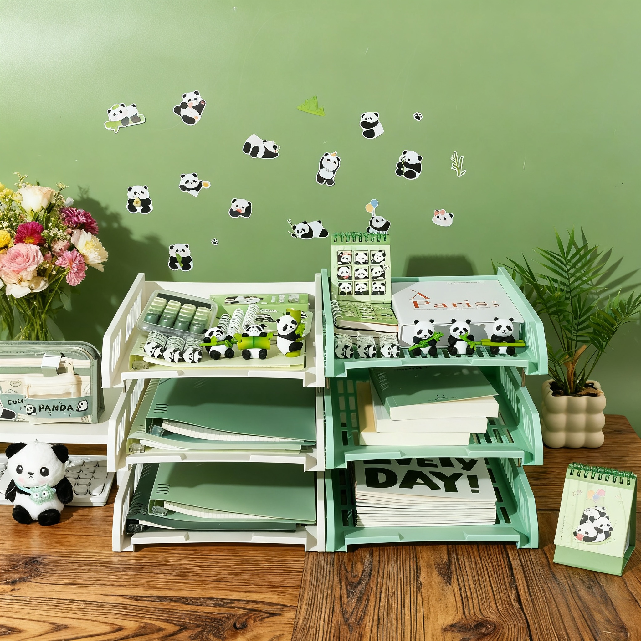 Three-Layer File Rack, Folder  - Desktop Filing Tray 리뷰 및 가격