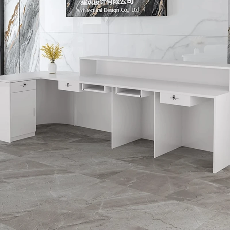 Storage Luxury Reception Desk  - Office Furniture Bali 리뷰 및 가격
