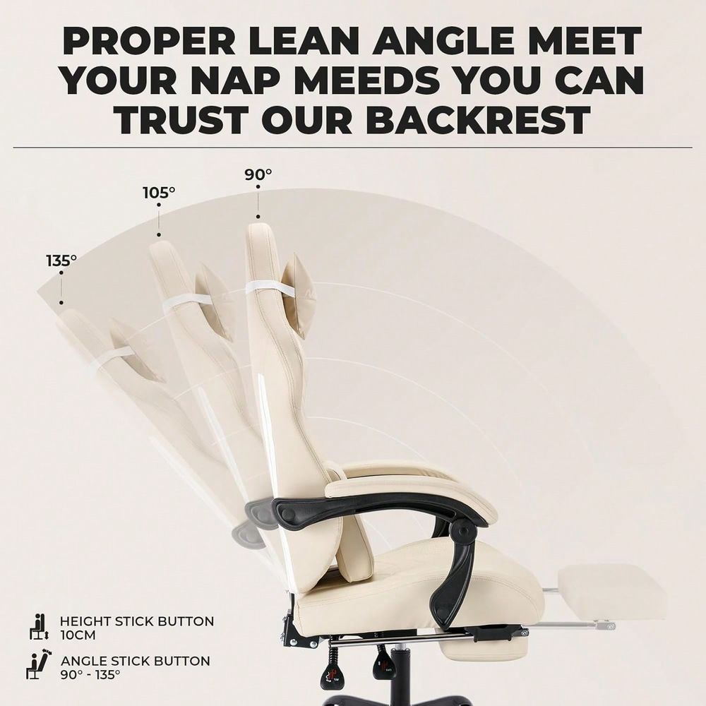 Chair With Footrest And Massag - Office Furniture Commercial 리뷰 및 가격