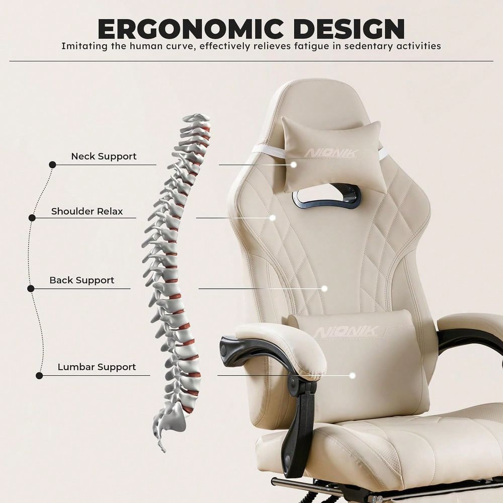 Chair With Footrest And Massag - Office Furniture Commercial 리뷰 및 가격