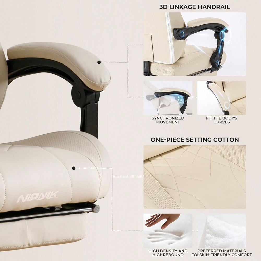Chair With Footrest And Massag - Office Furniture Commercial 리뷰 및 가격