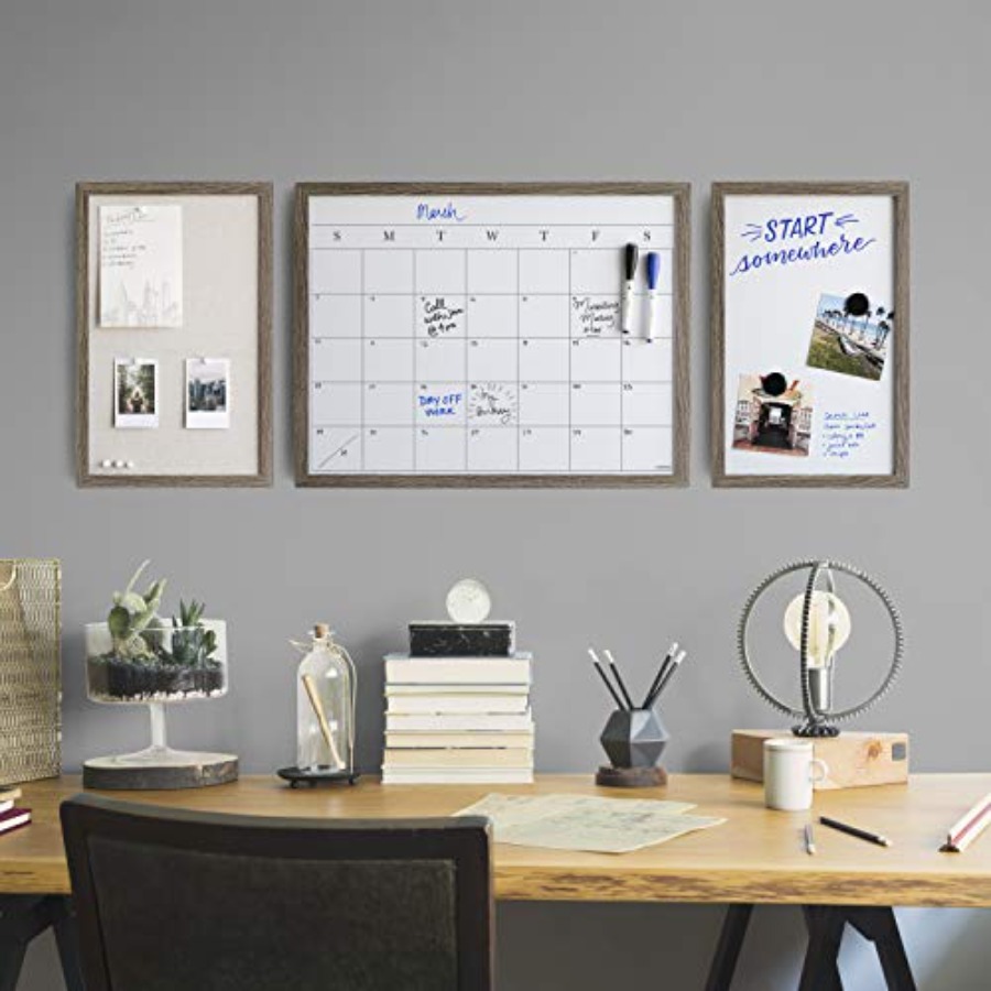 Organization Center Kit, Rusti - Magnetic Whiteboard Calendar 리뷰 및 가격