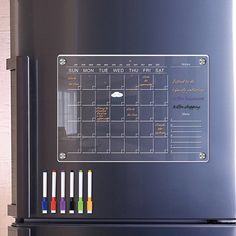 Clear Acrylic Fridge Magnet St - Magnetic Whiteboard Calendar 리뷰 및 가격