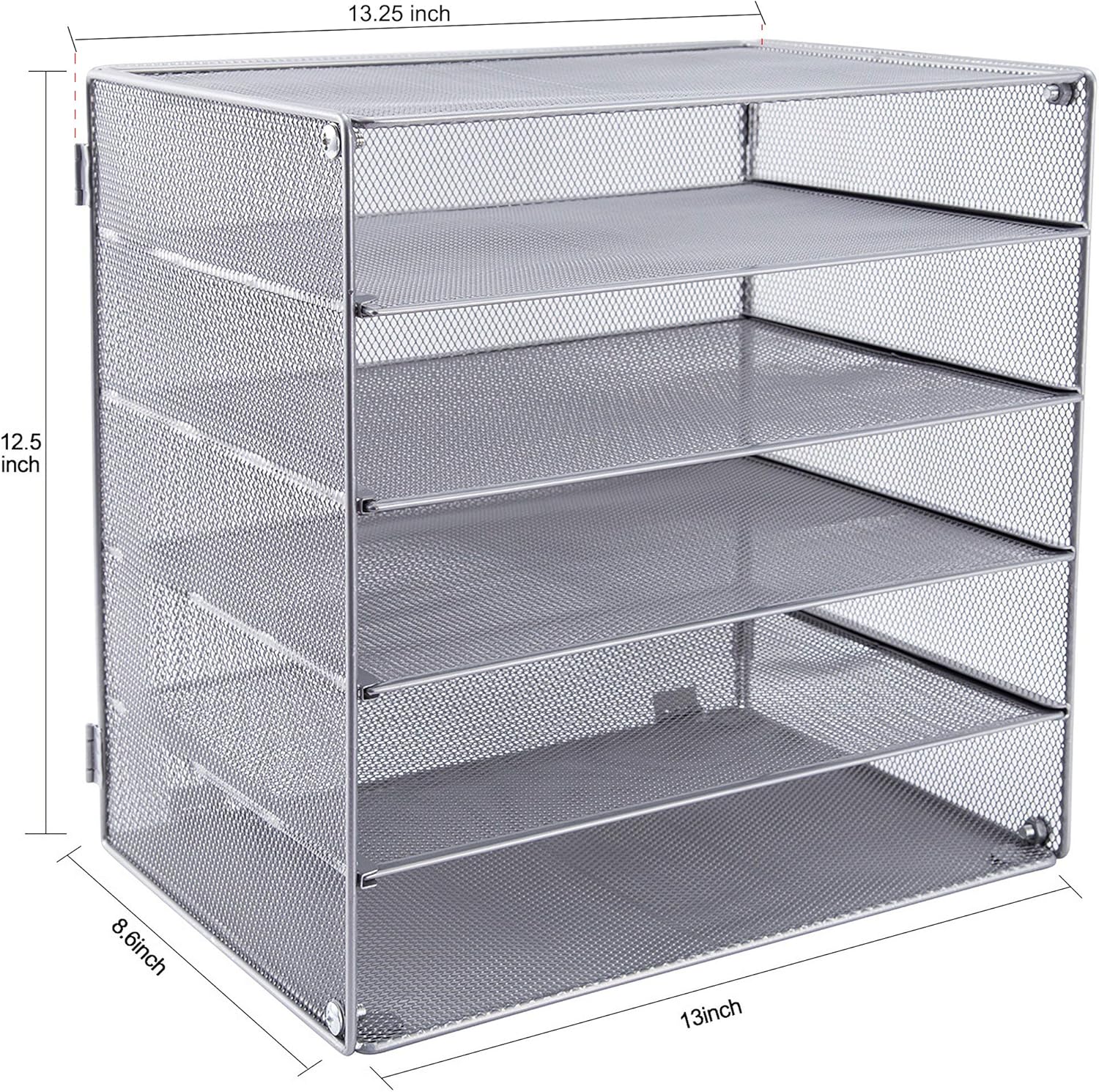5 Slot Mesh Desk Organizer Tra - Desktop Filing Tray 리뷰 및 가격