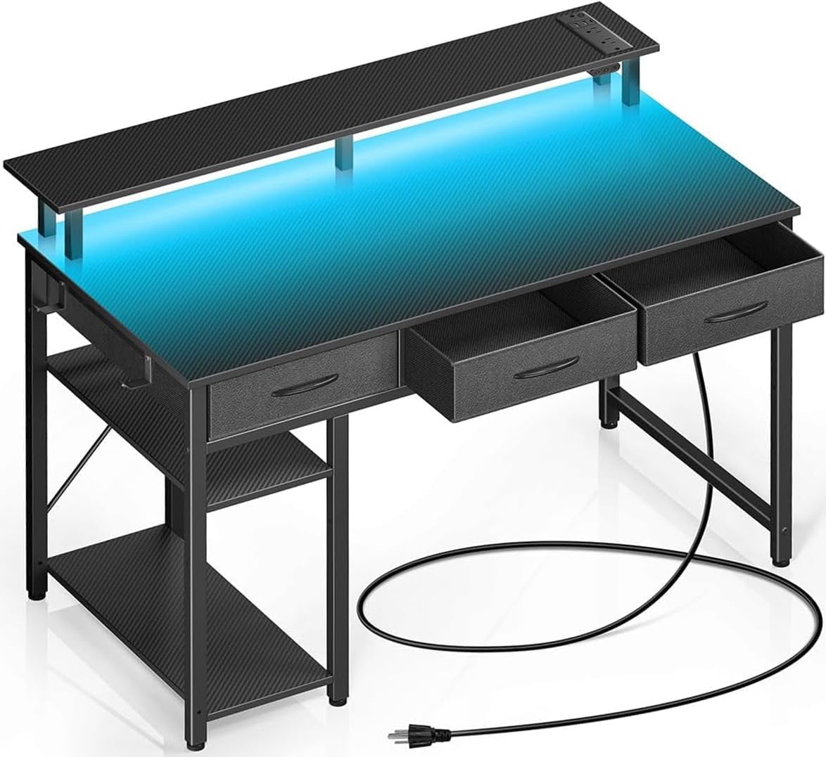 Computer Desk with Power Outle - Office Furniture Commercial 리뷰 및 가격