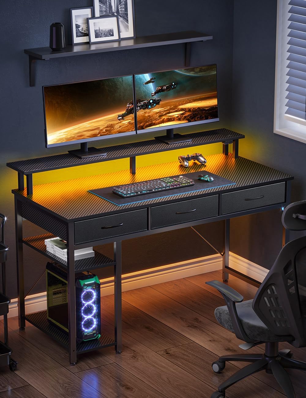 Computer Desk with Power Outle - Office Furniture Commercial 리뷰 및 가격