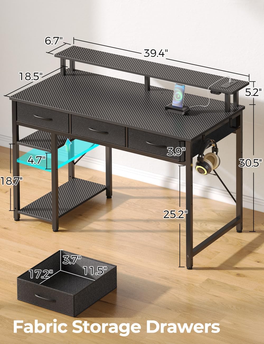 Computer Desk with Power Outle - Office Furniture Commercial 리뷰 및 가격
