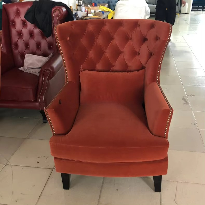 Modern Tufted Wing Back Sofa C - Office Furniture For Sale 리뷰 및 가격