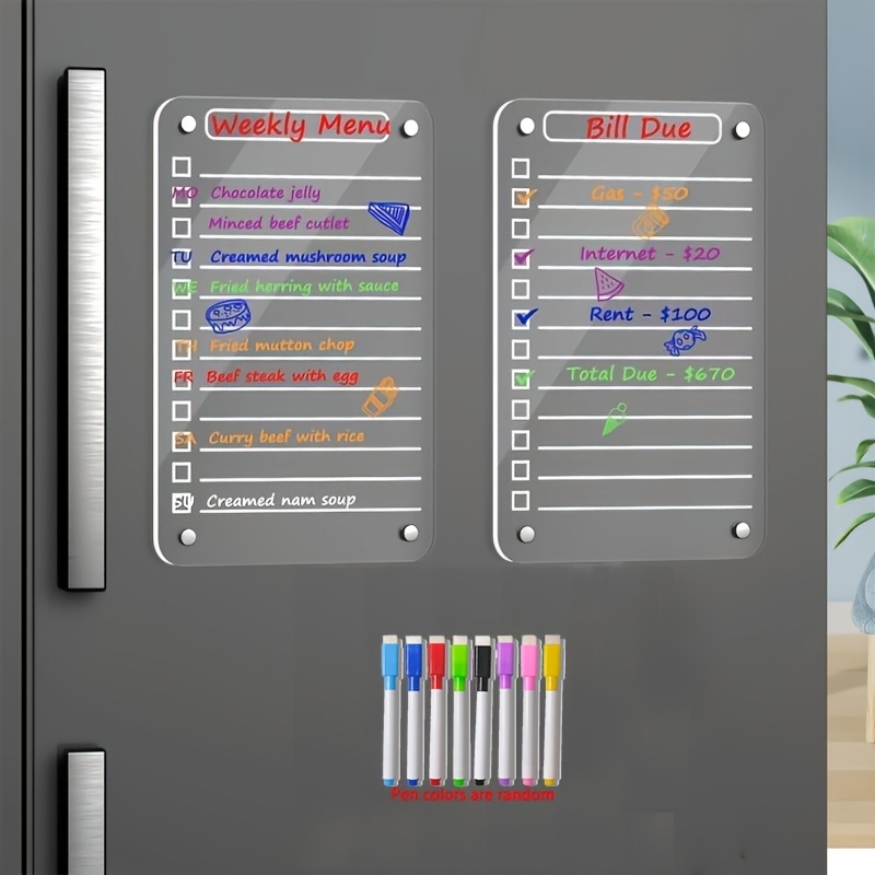 Acrylic Magnetic Dry Erase Boa - Magnetic Whiteboard Calendar 리뷰 및 가격