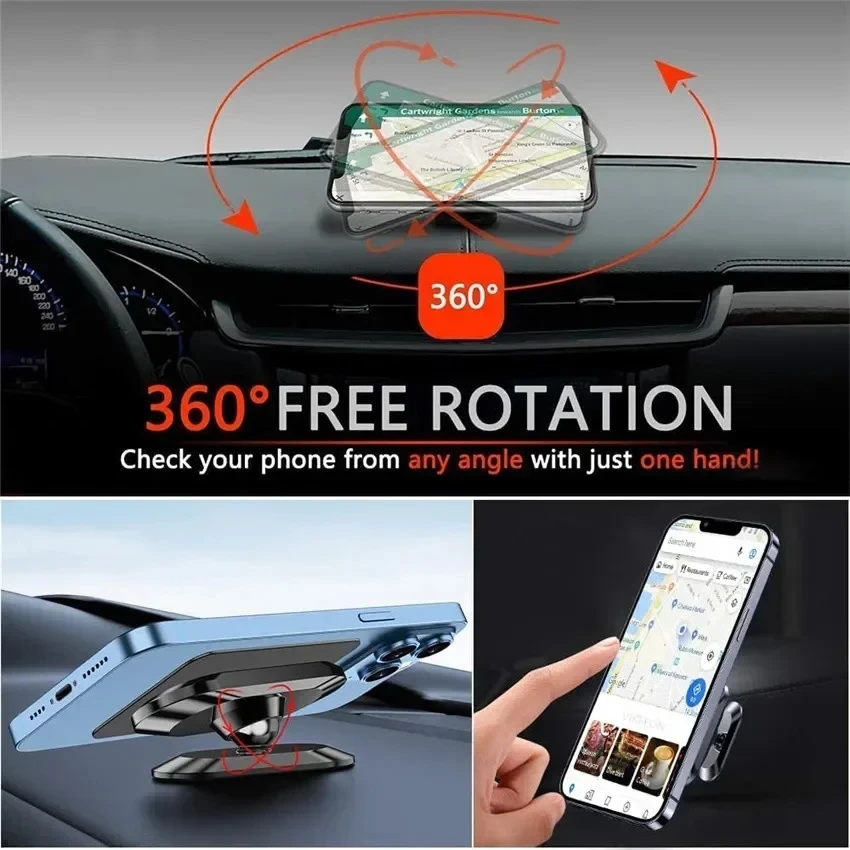 360° Magnetic Car Phone Holder - Mobile Pedestal Cabinet 리뷰 및 가격