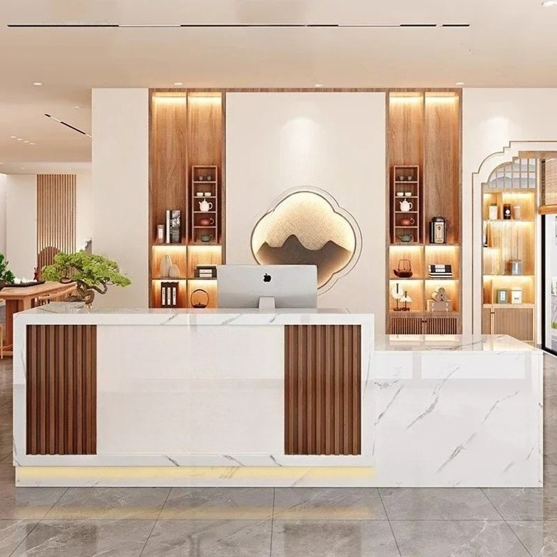 Podium Salon Reception Desks B - Office Furniture Bali 리뷰 및 가격