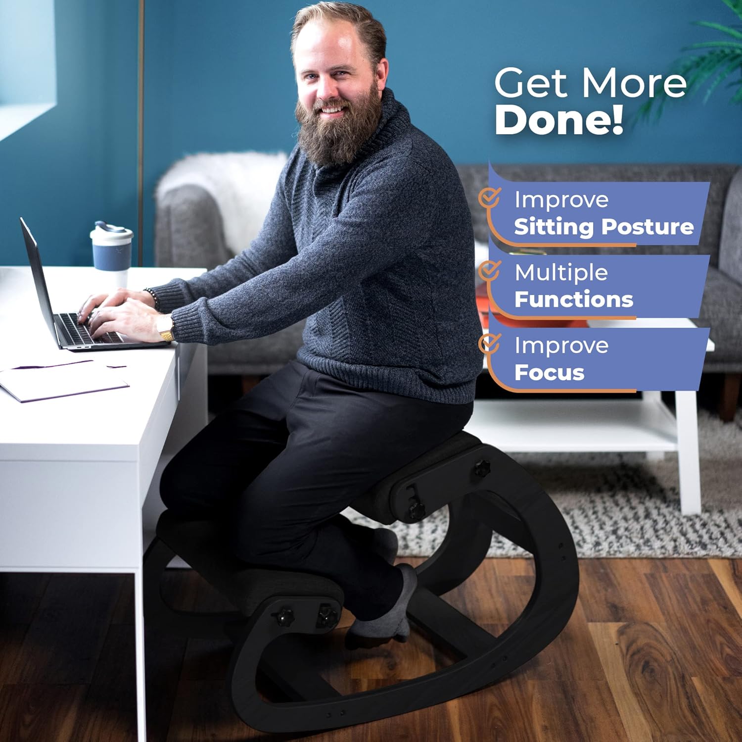Ergonomic Wooden Kneeling Chai - Office Furniture Commercial 리뷰 및 가격