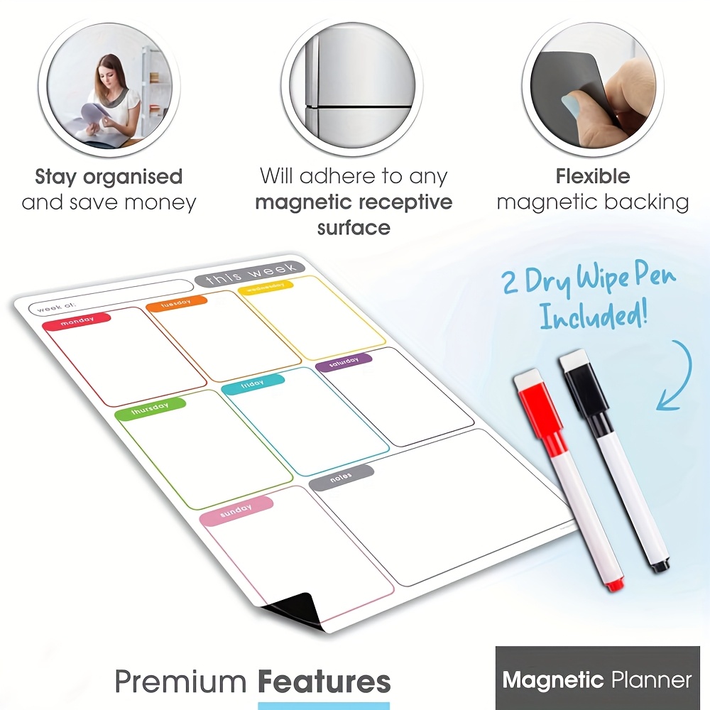 A4 Magnetic Weekly Planner, Er - Magnetic Whiteboard Calendar 리뷰 및 가격
