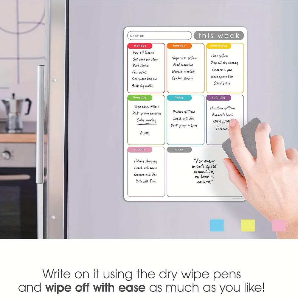 A4 Magnetic Weekly Planner, Er - Magnetic Whiteboard Calendar 리뷰 및 가격