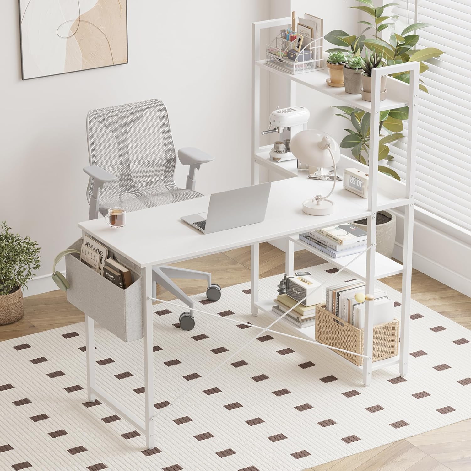 47 Inch Computer Desk with Boo - Office Furniture Commercial 리뷰 및 가격