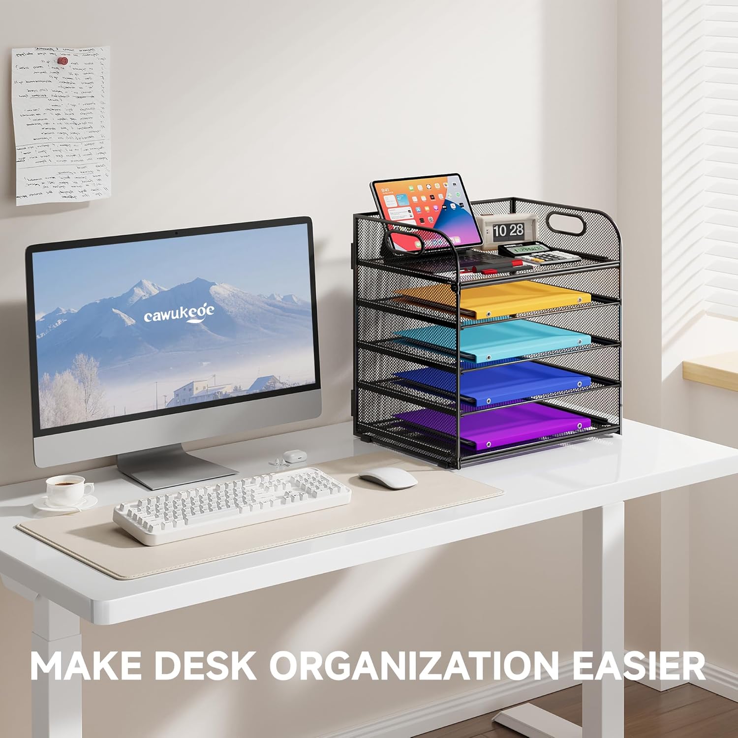 5 Tier Paper Organizer with Ha - Desktop Filing Tray 리뷰 및 가격