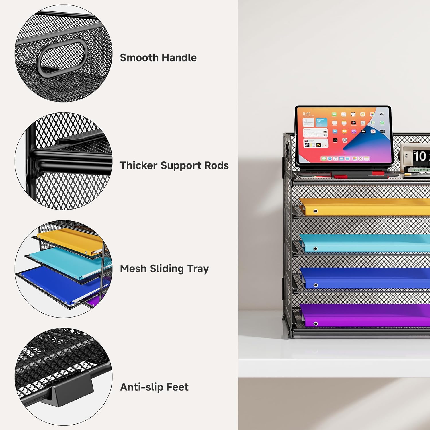 5 Tier Paper Organizer with Ha - Desktop Filing Tray 리뷰 및 가격