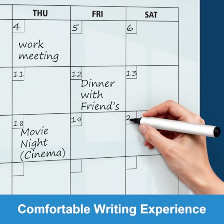 Glass Dry Erase Calendar for W - Magnetic Whiteboard Calendar 리뷰 및 가격
