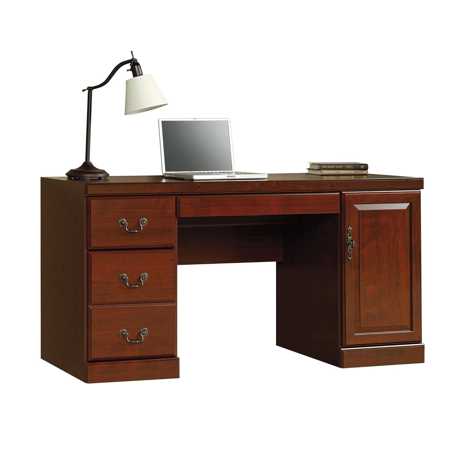 Classic Cherry Computer Creden - Credenza Office Storage 리뷰 및 가격