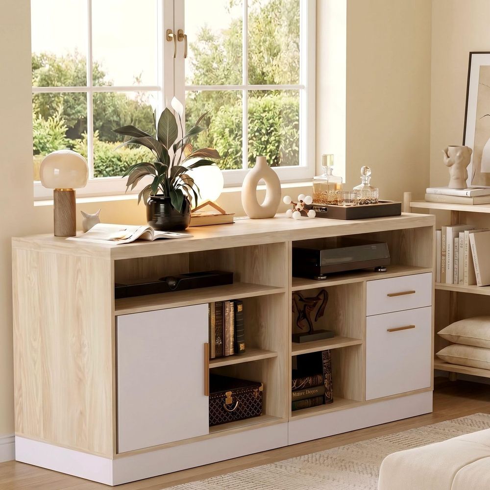 63 Wood Lateral File Cabinet w - Credenza Office Storage 리뷰 및 가격