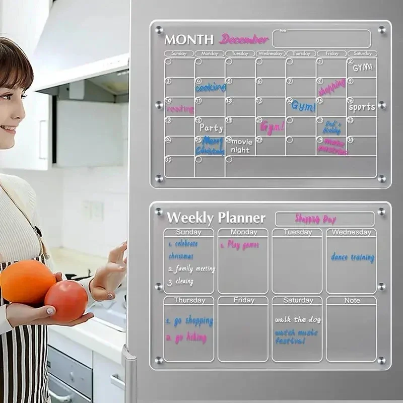 Fridge Magnet Sticker Clear Ac - Magnetic Whiteboard Calendar 리뷰 및 가격