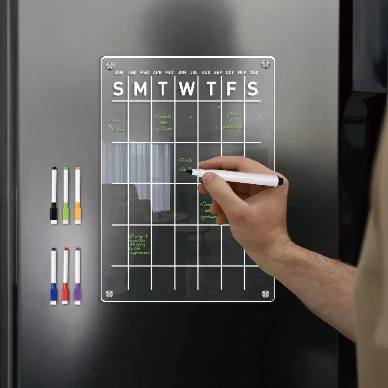 Fridge Magnet Sticker Clear Ac - Magnetic Whiteboard Calendar 리뷰 및 가격