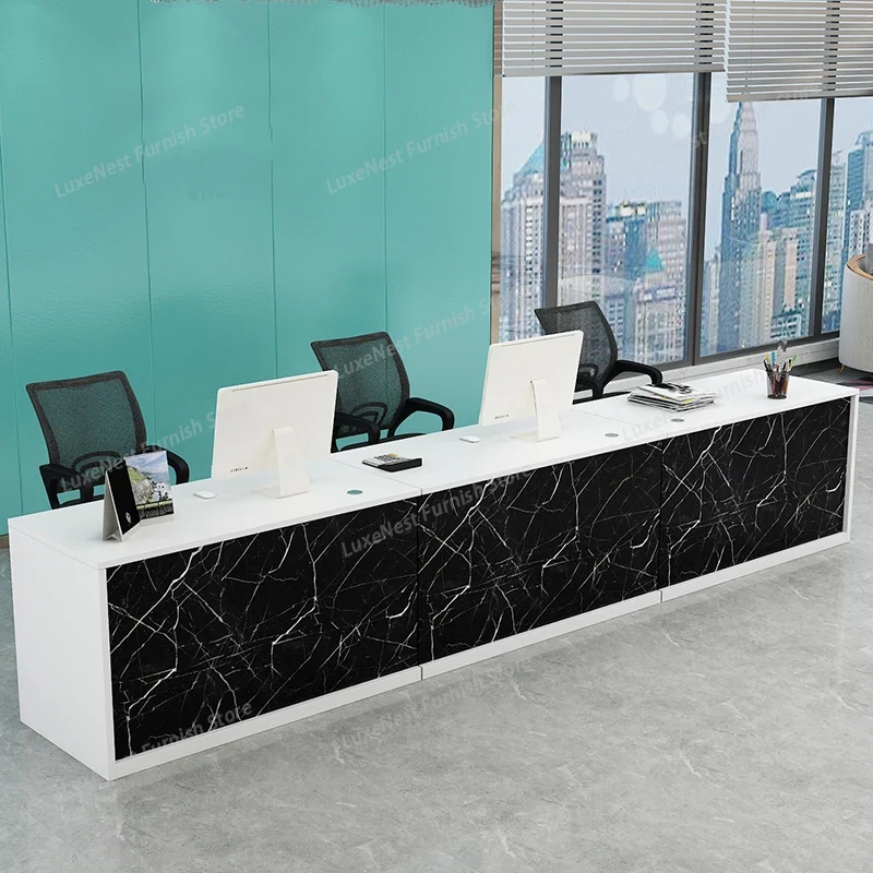 Nordic Salon Reception Desks C - Office Furniture Bali 리뷰 및 가격