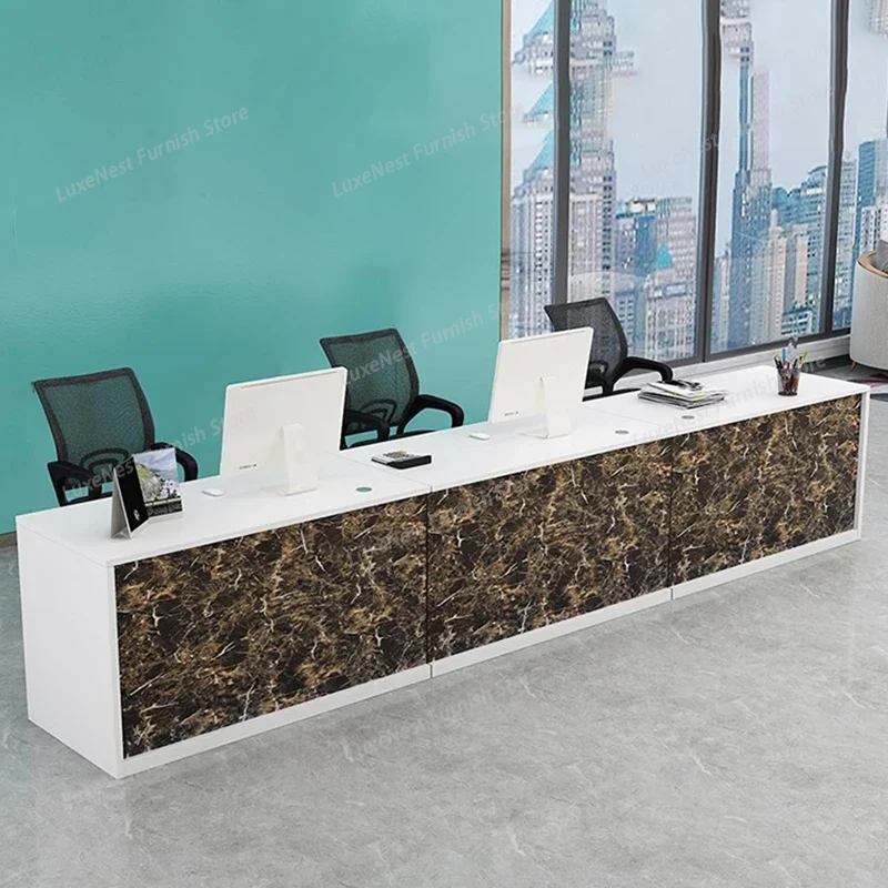 Nordic Salon Reception Desks C - Office Furniture Bali 리뷰 및 가격