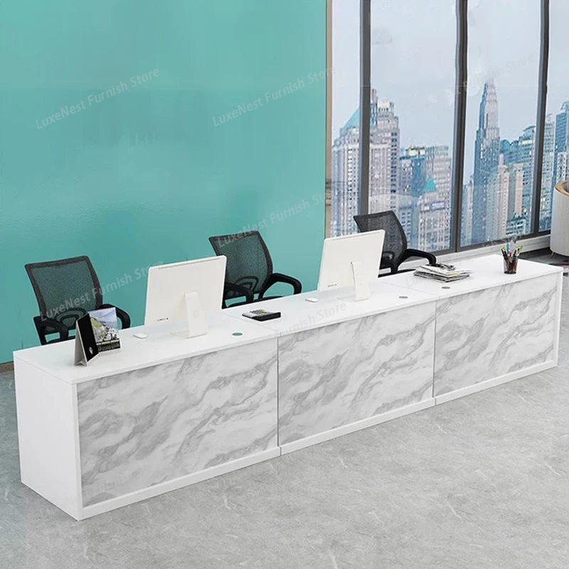 Nordic Salon Reception Desks C - Office Furniture Bali 리뷰 및 가격