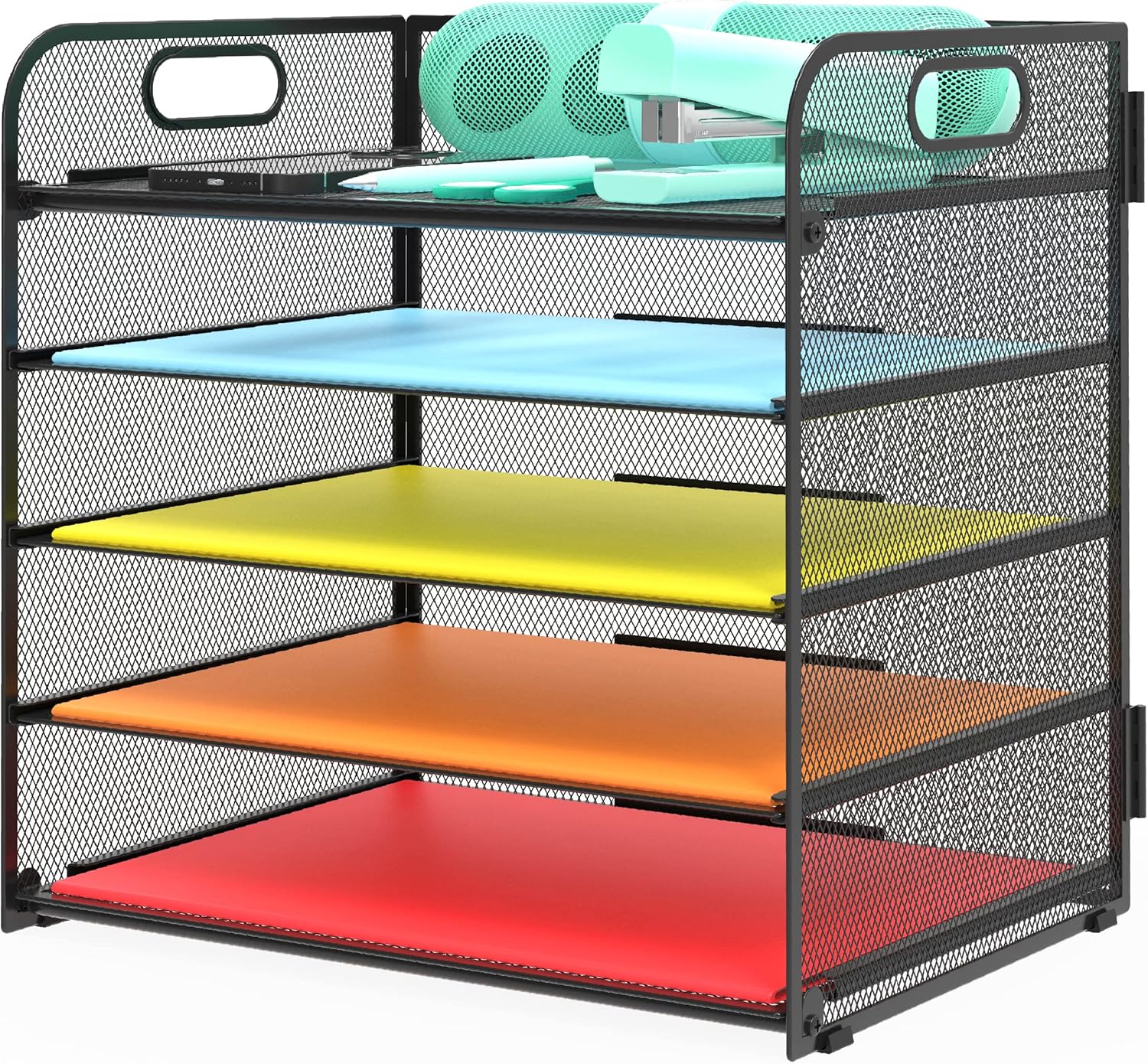 5-Tier Mesh Letter Tray Organi - Desktop Filing Tray 리뷰 및 가격