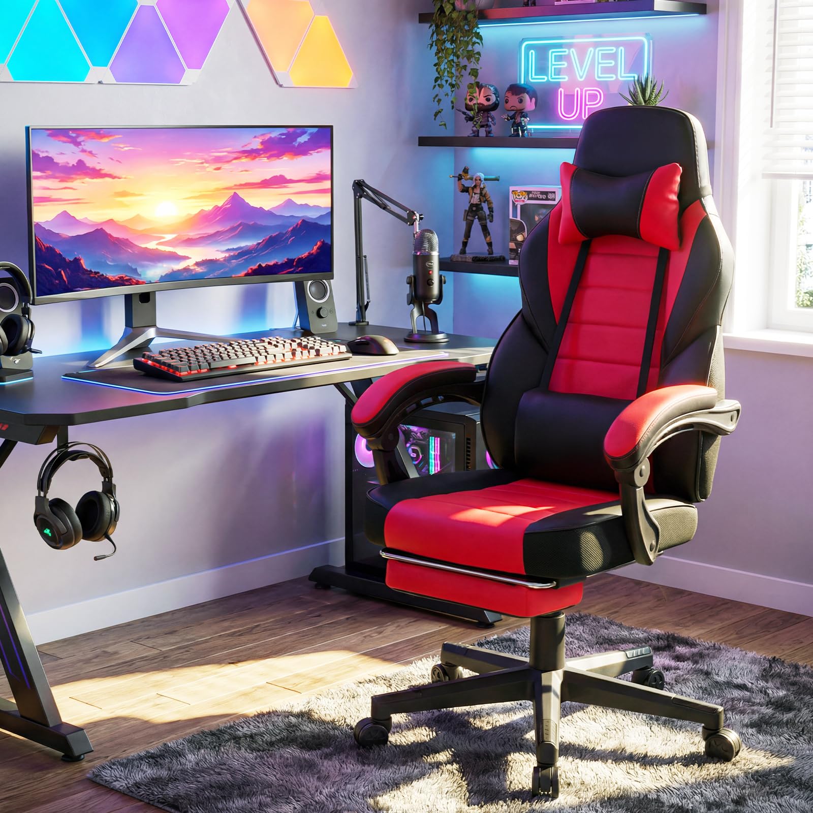 Ergonomic Gaming Chair With Fo - Office Furniture Commercial 리뷰 및 가격