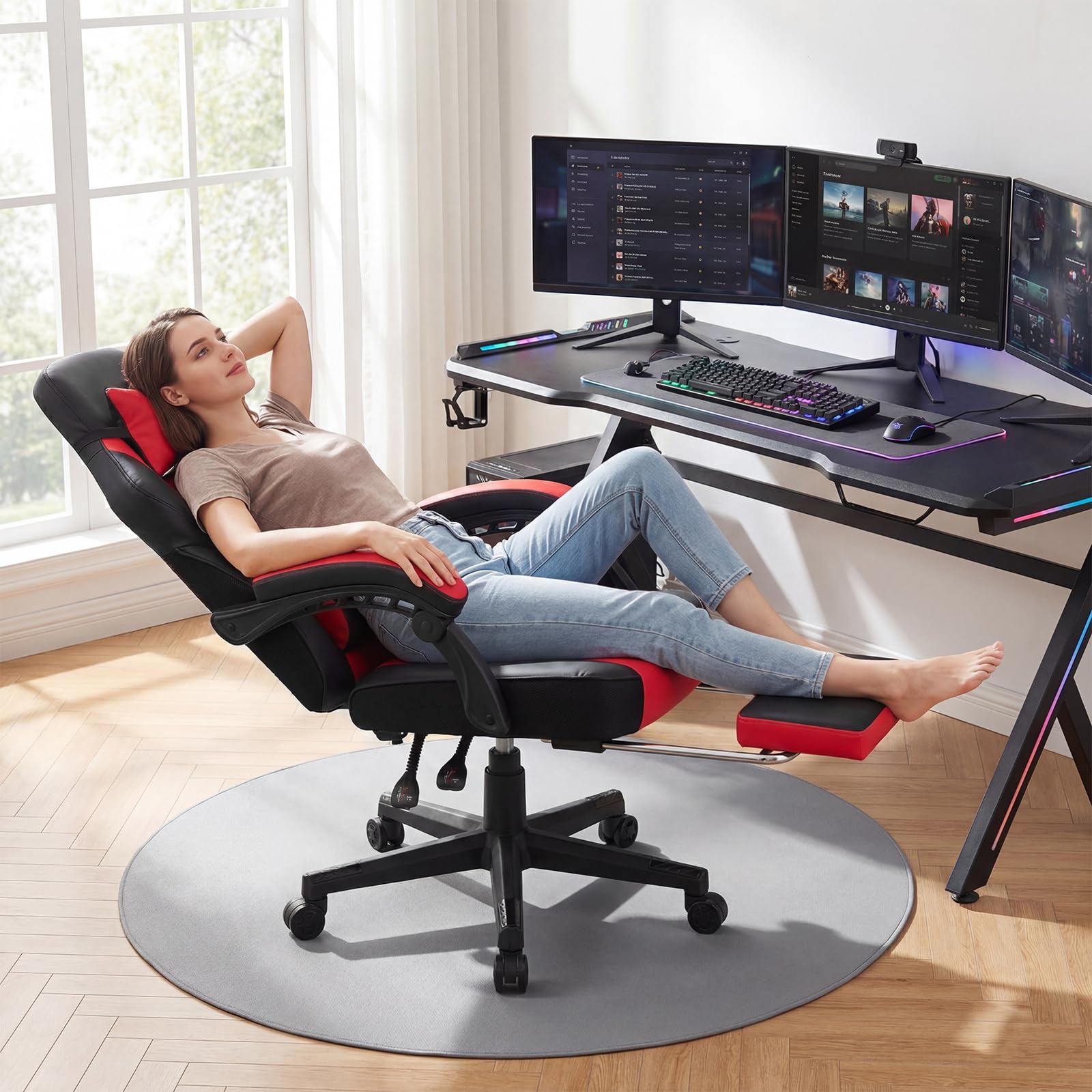 Ergonomic Gaming Chair With Fo - Office Furniture Commercial 리뷰 및 가격