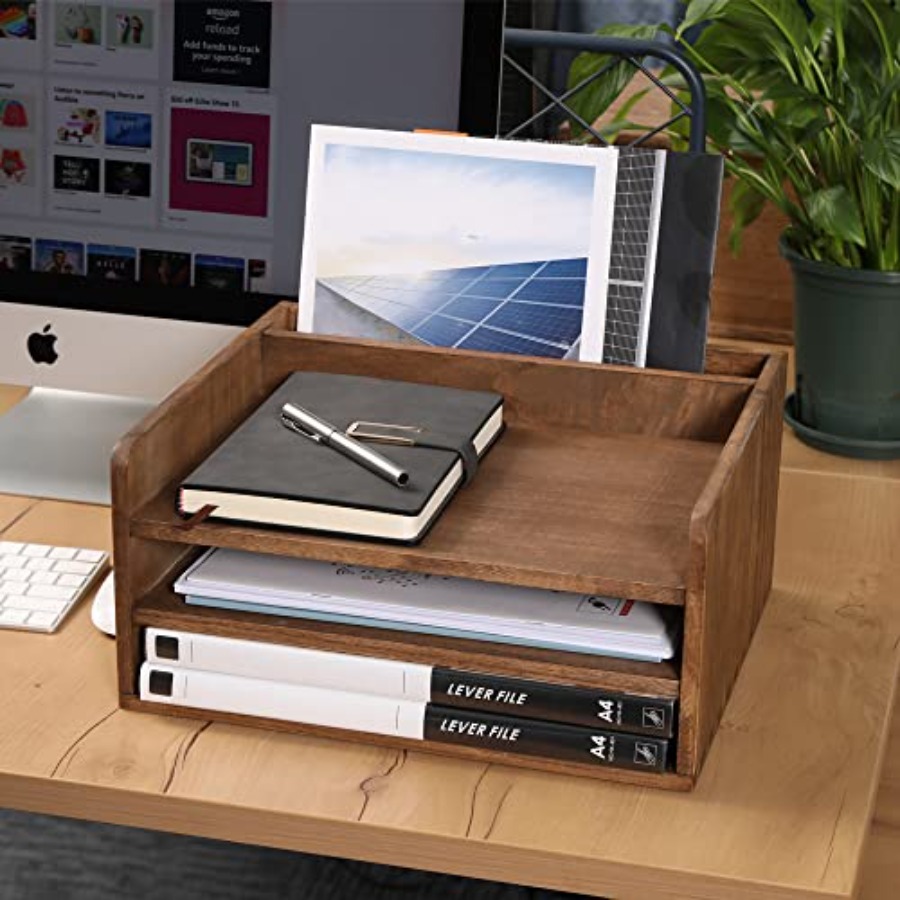 Desk Organizer for File Folder - Desktop Filing Tray 리뷰 및 가격