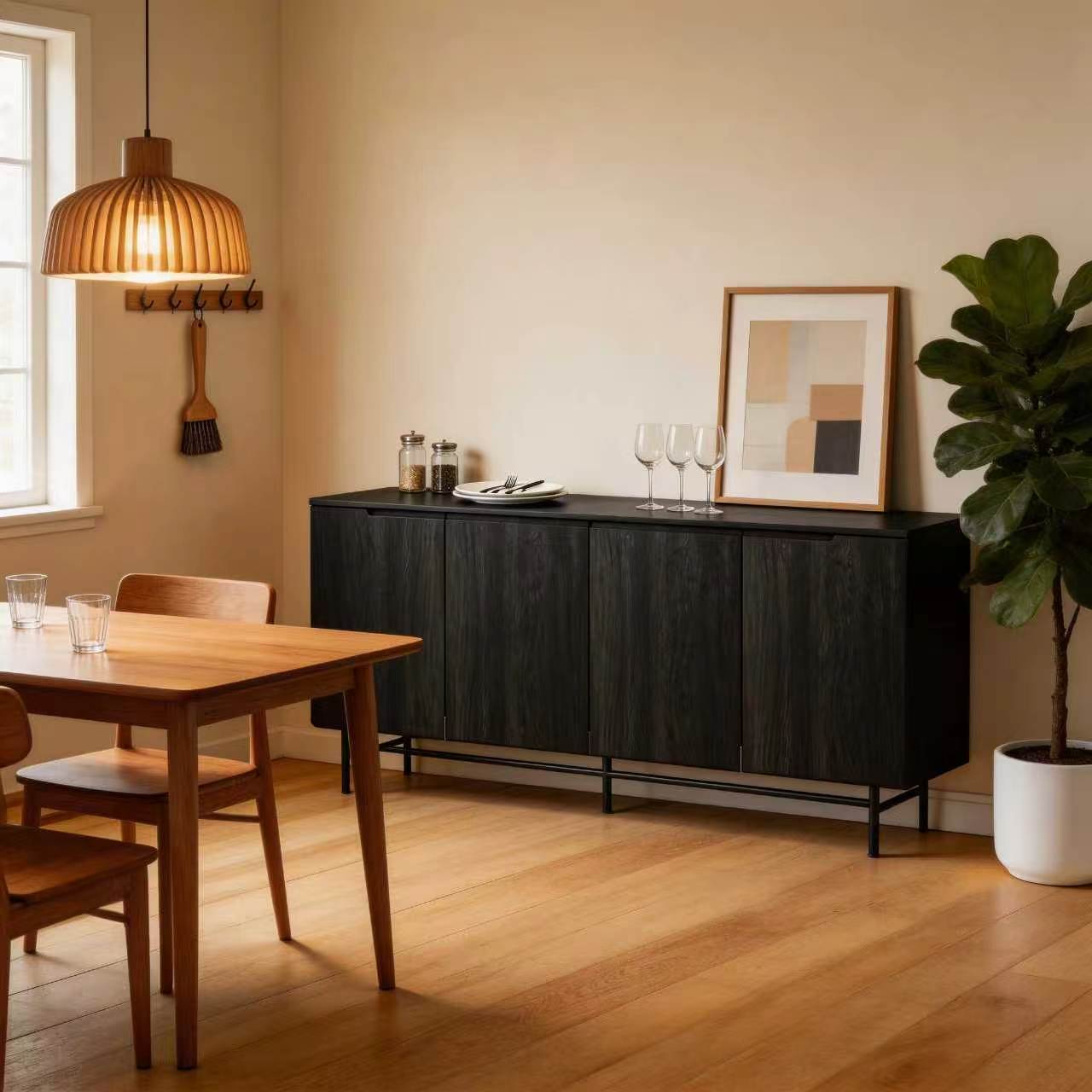 68in Large Fluted Sideboard Ca - Credenza Office Storage 리뷰 및 가격