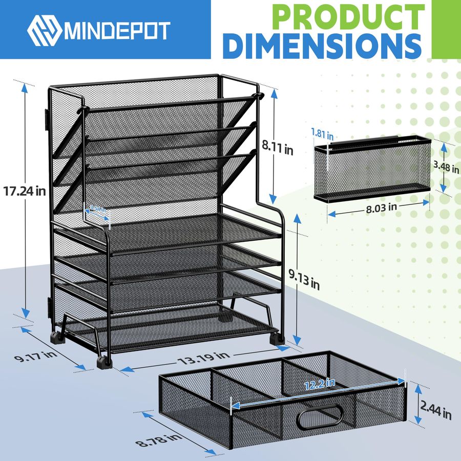4Tier Paper Organizer 3Pocket  - Desktop Filing Tray 리뷰 및 가격