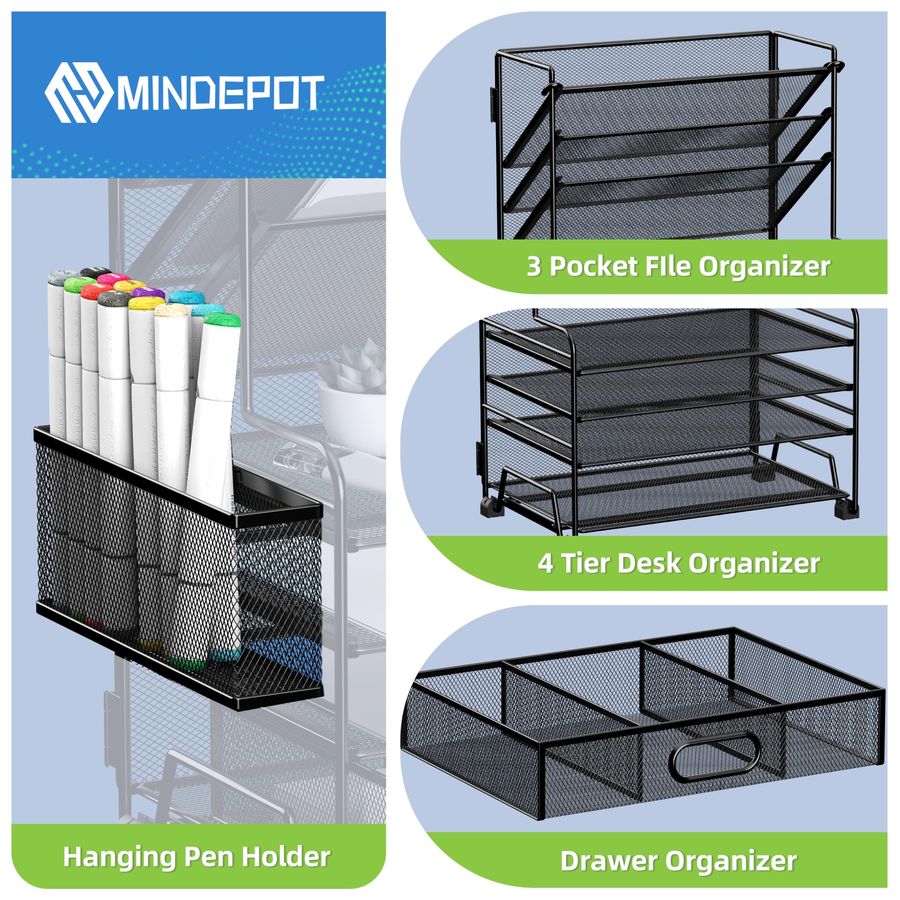 4Tier Paper Organizer 3Pocket  - Desktop Filing Tray 리뷰 및 가격