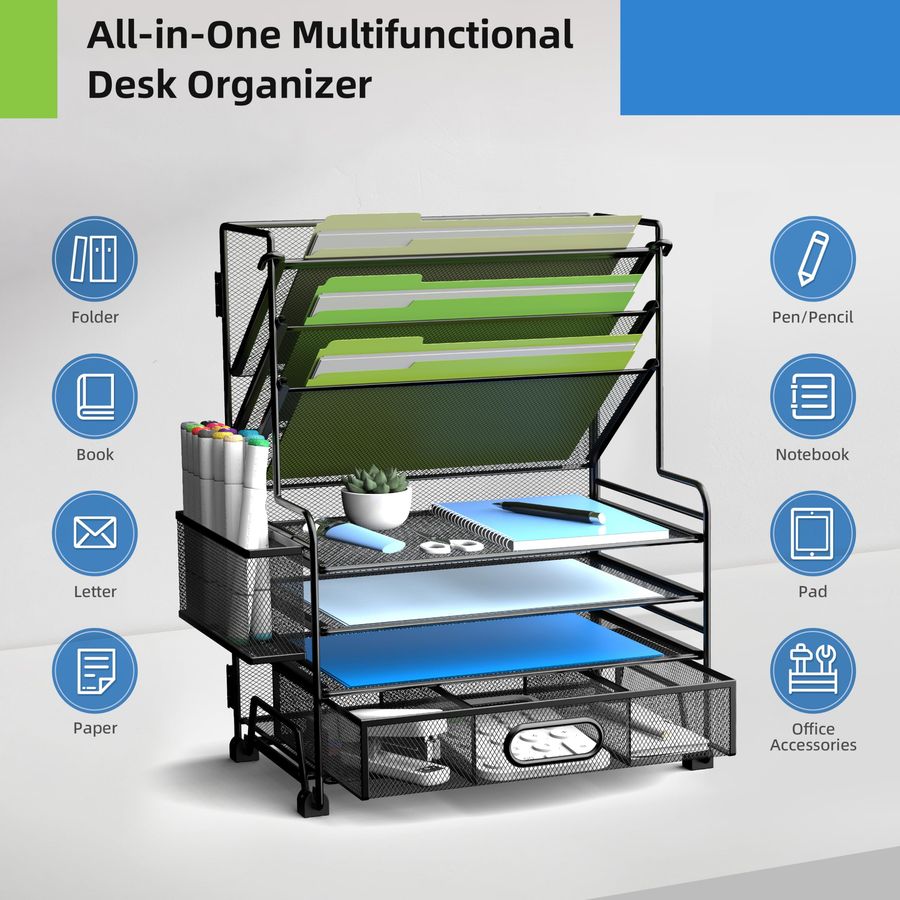4Tier Paper Organizer 3Pocket  - Desktop Filing Tray 리뷰 및 가격