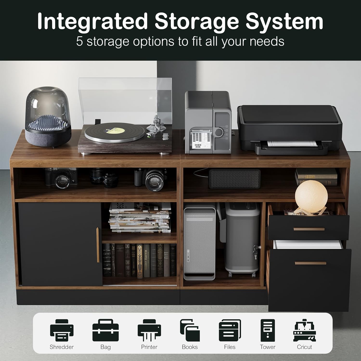 Lateral File Cabinet Lock 2 Dr - Credenza Office Storage 리뷰 및 가격
