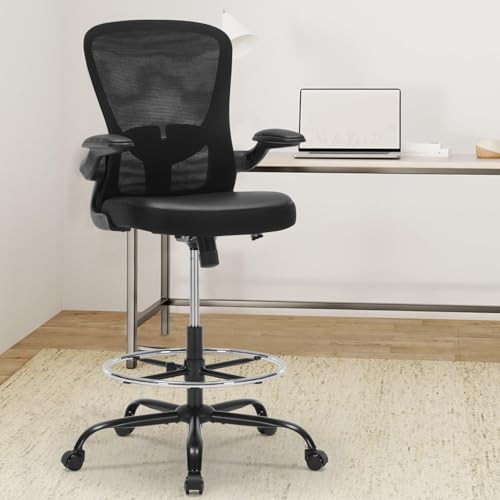 Tall Mesh Back Drafting Chair  - Office Furniture Commercial 리뷰 및 가격